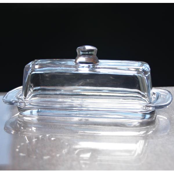 Плиты заряжателя торта прямоугольника стеклянные с крышкой