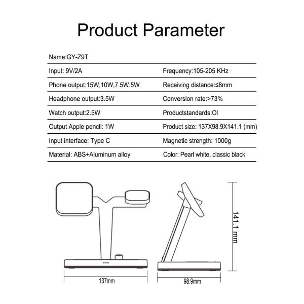 Qi Phone Stand With Wireless Charging