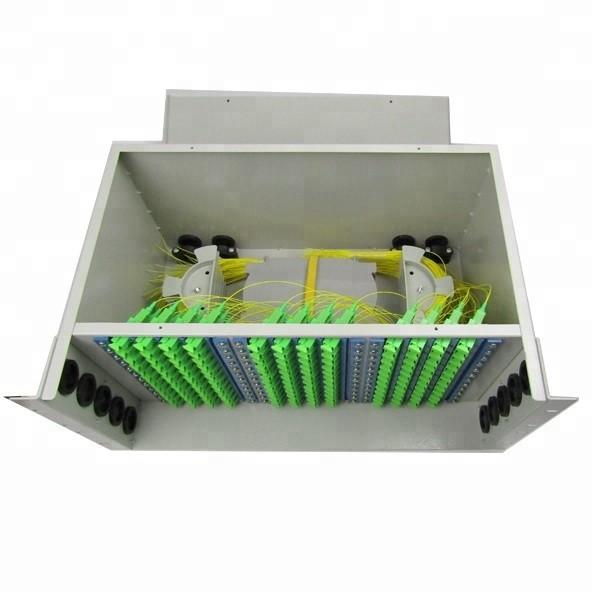 Sliding Type Waterproof LSZH Fiber Optic Patch Panel / ODF