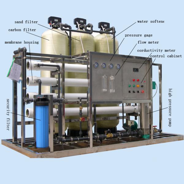 500 Liters Per Hour Water Ro System 400gpd Reverse Osmosis Water Treatment Plant
