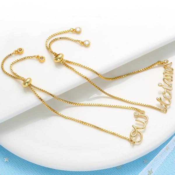 925 Silver Letter Pendant Necklace