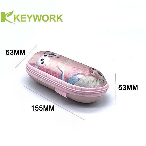 Satin Surface Cartoon Large EVA Eyewear Case Kids Sunglasses Protective innovative gifts