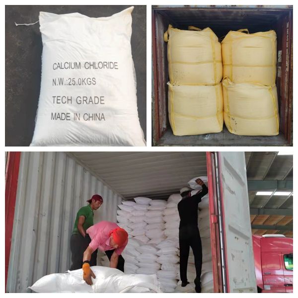Industrial Use White Calcium Chloride Dihydrate Flake GB Standard