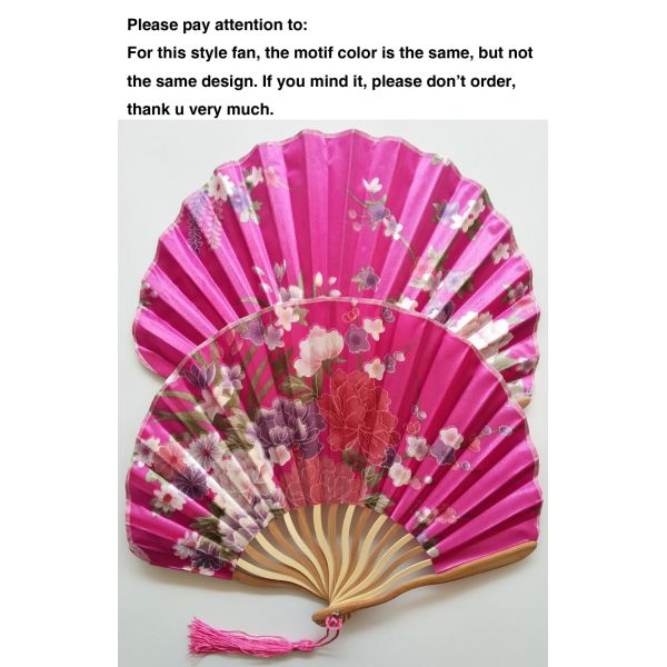 Hot Selling Seashell Flower Hand Fan Foldable Wedding Fabric Bamboo Fan