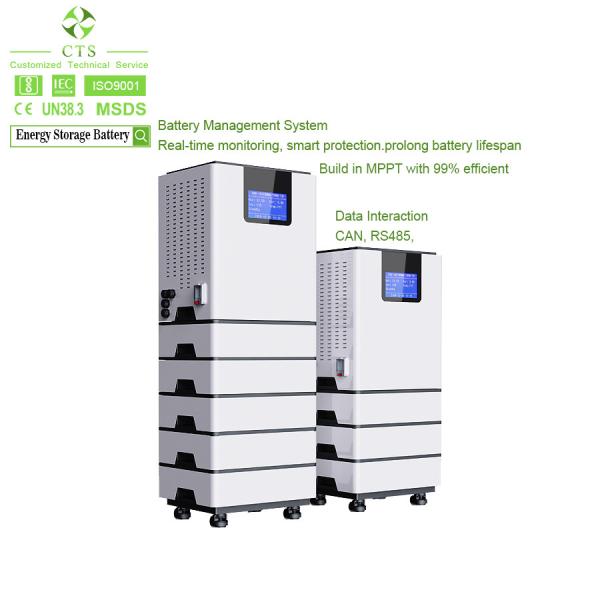 Stackable Solar Systems 48v 52V 100ah 200ah Lifepo4 Battery Lithium Ion Battery for Home Use