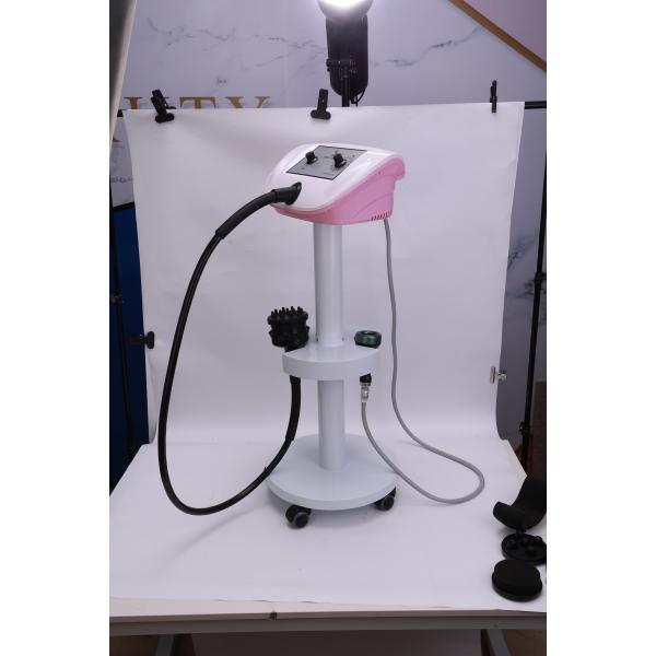 2024 2 in 1 pink G8 Vibration Body Massage Vacuum Heating Slimming Machine with Stand