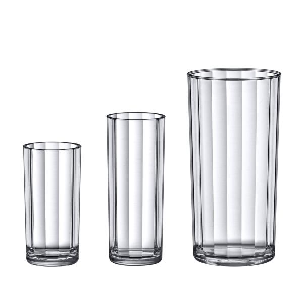 Vaso de flores acrílico cilíndrico de 3 piezas para piezas centrales de la boda Decoración del hogar