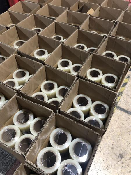 Transparent Clear 24 X 200' 60 Mic 80 Mic 100 Mic Thickness Stretch Protect Film Roll For Carpet Protection