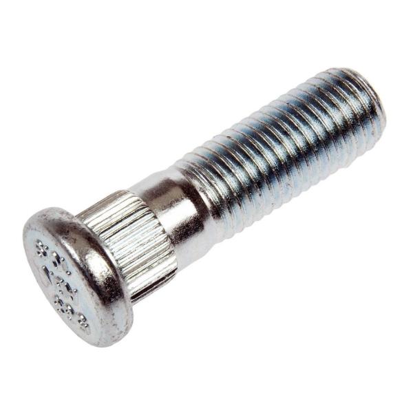 Shockproof Serrated Wheel Stud Right Hand Thread Fit Hyundai / Mazda / Mercury