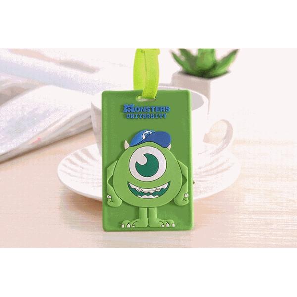 Fashion Custom 3D soft silicone luggage name tag/ rubber bag label tag/ pvc luggage tag