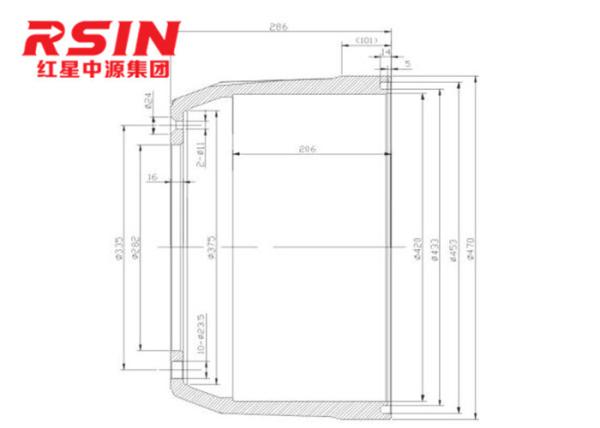 OEM HT250 Casted Stal Vehicle Brake Drums