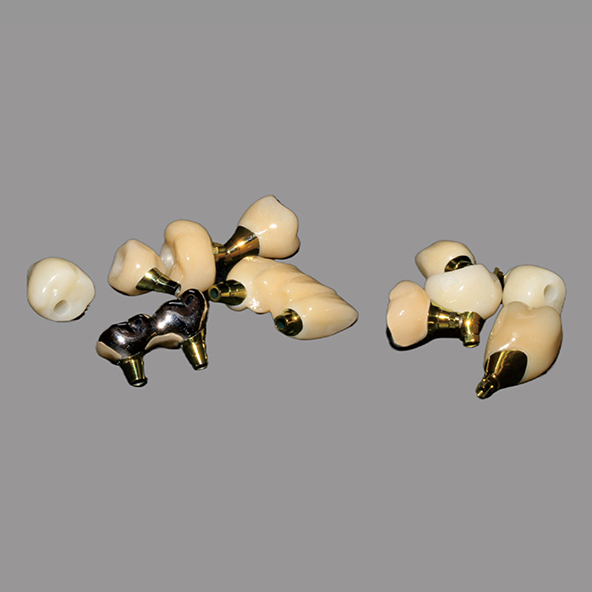 Gold Plating Nitrogen Titanium Abutments Dental Implants Cad/Cam Compatibility