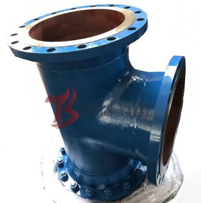 API T Type Strainer ANSI Class 300LB Welded Tee With WN Flanges For Pumps