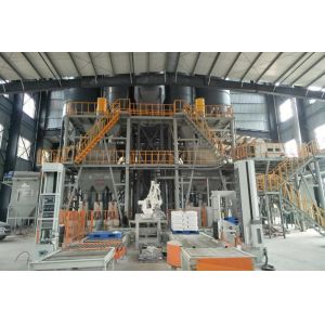 Побелите смешивать известью миномета машины плитки порошка 30T/H слипчивый делая