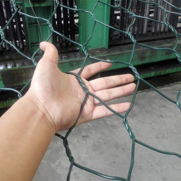 Pvc Coated Hexagonal Woven Wire Mesh For Rockfall Protection