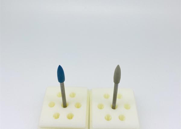 4mm Diameter Rubber Grinding Stone / Sintered Diamond Burs blue beige