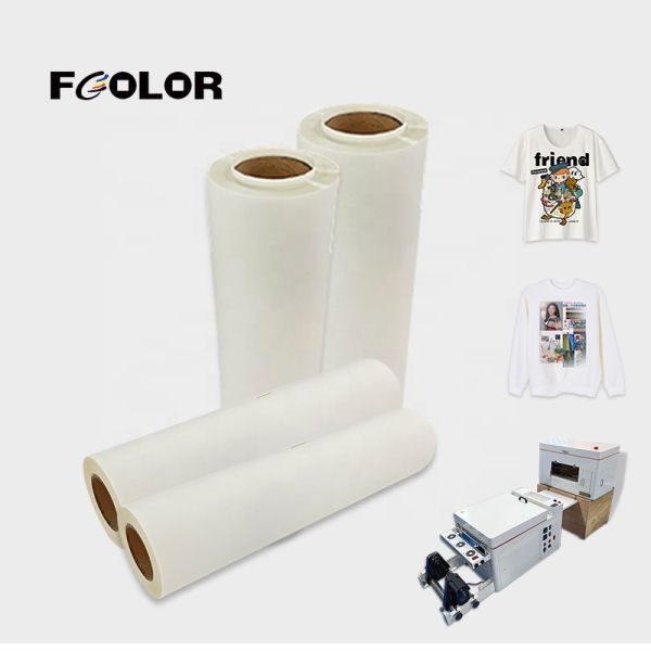 100 Meter Length White Ink PET DTF Film Digital Heat Transfer Printing For DTF Printer
