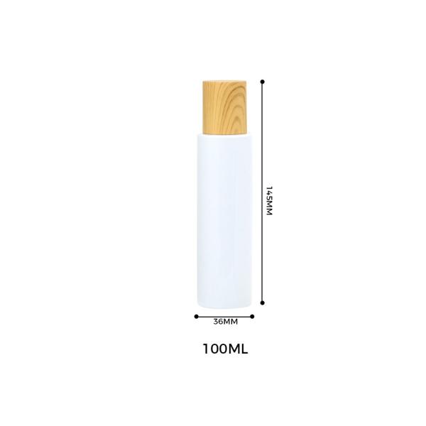 Custom PET Plastic Cosmetic Bottle 80ml with Screw Cap