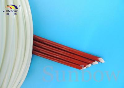 UL Brick Red Silicone fiberglass sleeving silicone rubber coated fibreglass sleeves