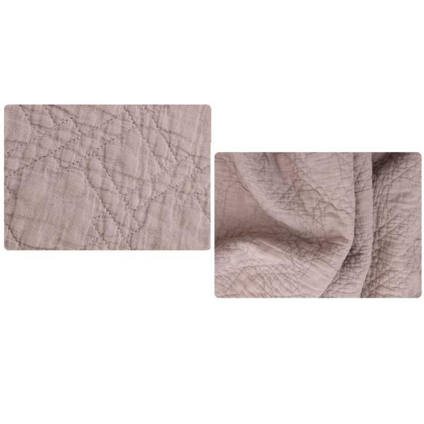 3pcs / 5pcs Full Size Quilt Washed Solid Embroidered Bedspread And Coverlets
