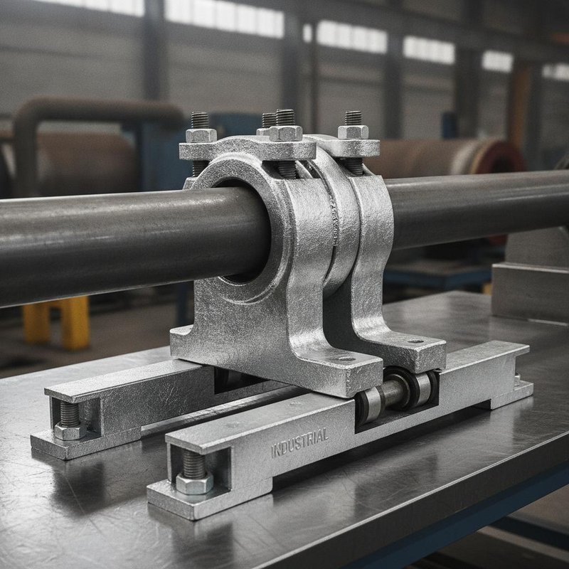 Hot-dip Galvanized Stainless Steel Pipe Clamp Support Bracket for Heavy-duty Industrial Applications