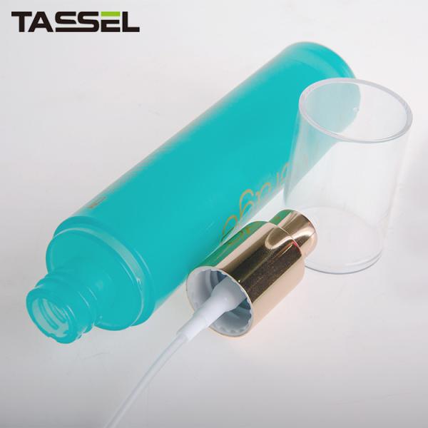 Colorful Multiple Capacity Empty Cosmetic Containers With Metal Sheathed Cream Pump