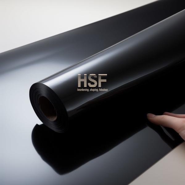 36μm Opaque Black Non Silicone Coated PET Release Film for Electronics and Medical Applications