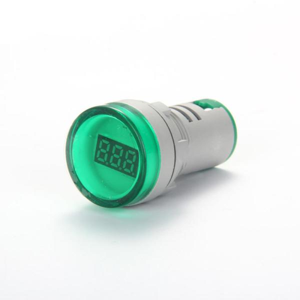 22mm small digital tube led round mini digital display frequency meter electronic indicator lamp measuring
