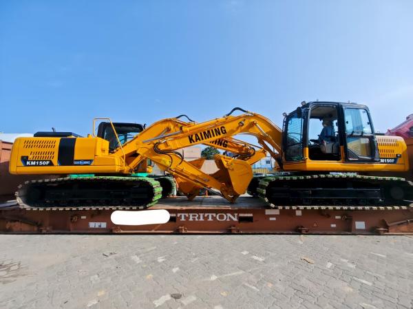 KM Kaiming クローラー油圧ショベル 高度油圧システム KM150F 高い認識度