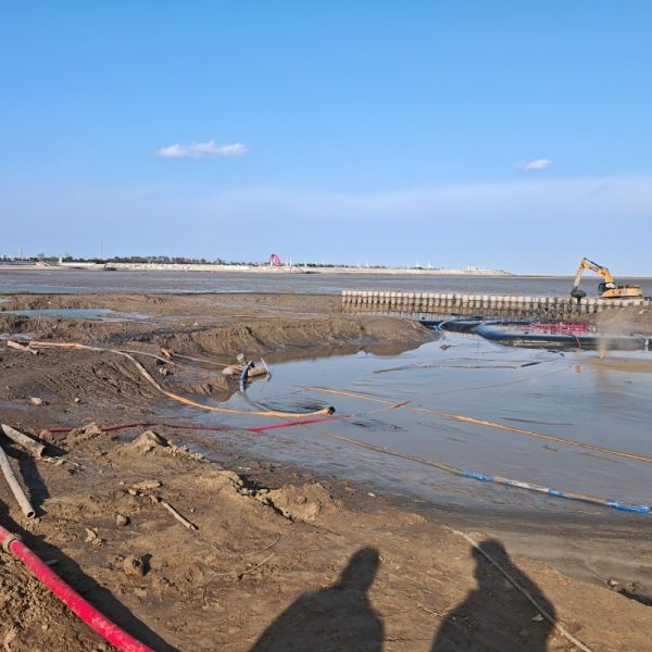 4M 6M Geotextile Tubes Sludge Containment Outdoor Geosynthetic Tubes
