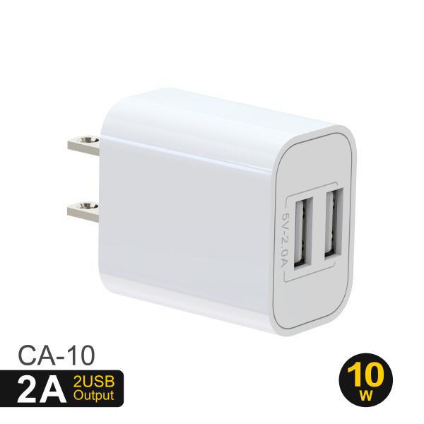 DC5V 2.1A US Plug USB Charger Over Heating Protection Quick Wall Charger
