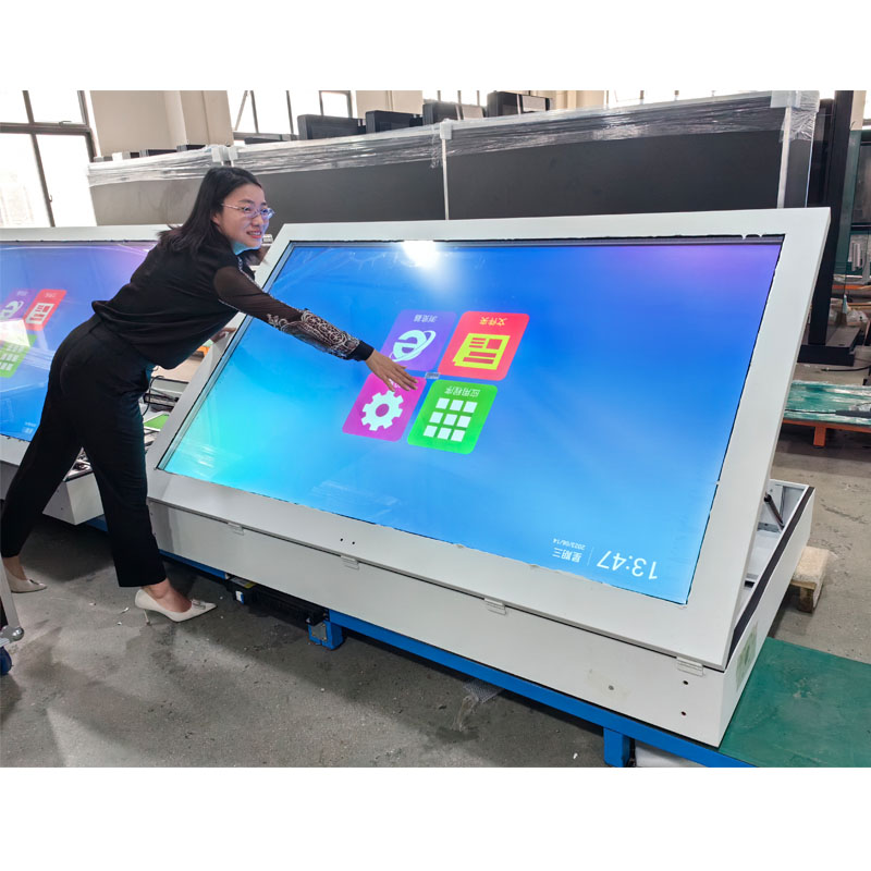 Полевая стойка водонепроницаемая наружная цифровая вывеска Стенный LCD дисплей
