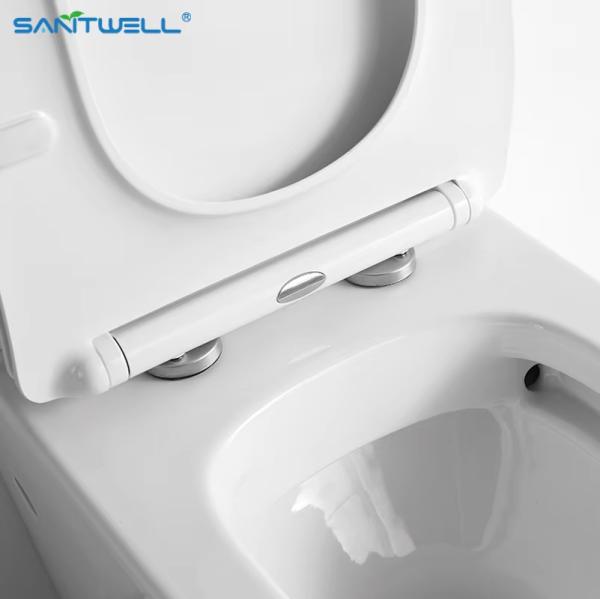 Rimless Toilet Wholesale Price Sanitary Ware New Design two Pieces Toilets for European Market