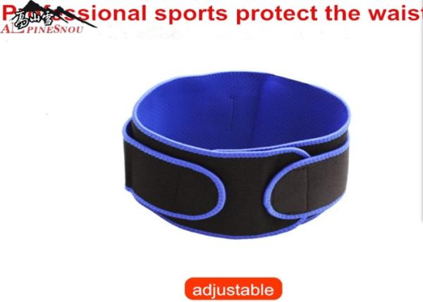 Ceinture réglable respirable de Suport de dos lombaire du néoprène, ceinture de trimmer de taille de forme physique