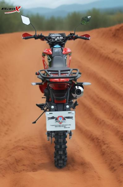 10kw 7000rpm Enduro Dual Sport Motorcycle 4 Stroke 200cc LED Light Hand Protecter