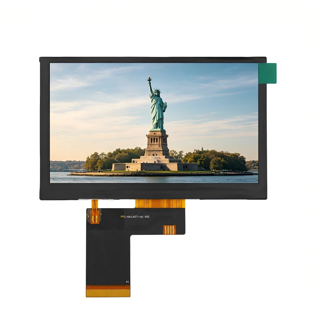 YZY 4.3 Inch IPS TFT LCD Module 480×272 1500 Nits High Brightness RGB Interface Industrial Display