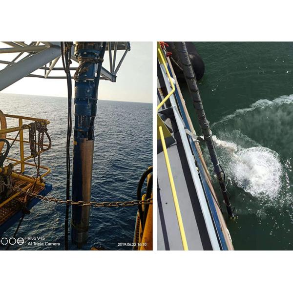 High Lift Underwater Submersible Pump Variable Speed 10 Inch 75hp With Ac Motor