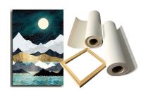 Large Format Eco Solvent Inkjet Printable Cotton Canvas Matte Artist Stretched