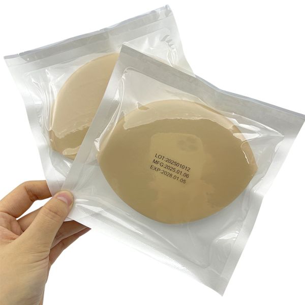 Self Adhesive Hydrophilic Heel Foam Dressing Pads For Foot Ulcers Pressure Sores