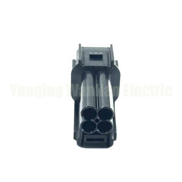 6181-6783 4 Pin Waterproof Connector LED Headlight Speaker Socket Black