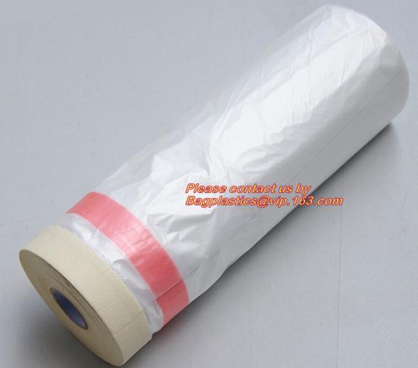 Automotive Roll Masking Film set, Painting Tray kit, Pre-Taped, Sheeting Covering, Car Furniture Protection Cover