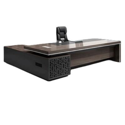 Gestor de escritório de escritório elegante combinação de mesa e cadeira para móveis comerciais
