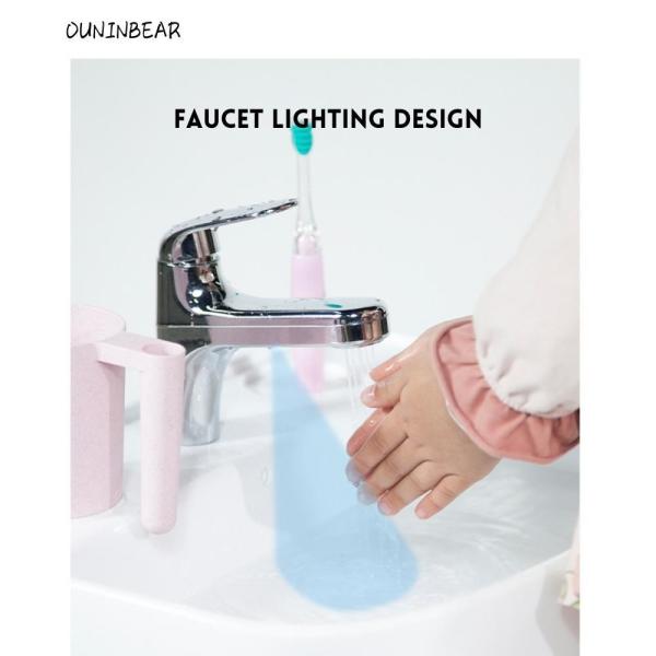 Large Square Type Children's Washstand Hot Selling Safety Standards White / Pink Color Customized