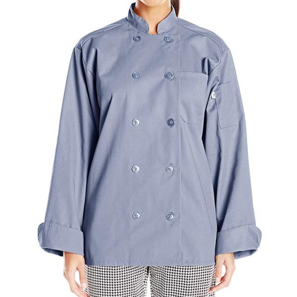 Women Modern Design Kitchen Unique Chef Coats White Color