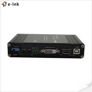 1Ch 1080P DVI + USB KVM + 1Ch RS232 + 1Ch Bidi Stereo Audio + 1Ch GPIO over