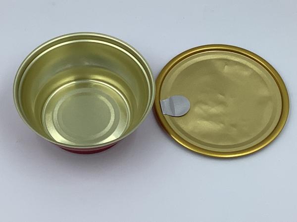 250ml Two Piece Aluminum Bowl Can Customization 98.9mm Diameter 98.9*55mm