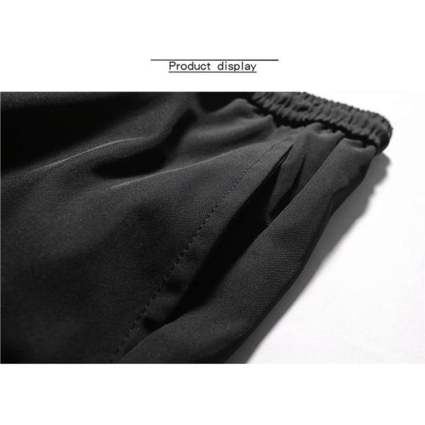 Men's Printed Cargo Pants with Pockets Mid Waist Plus Fleece Knitted Polyester/Cotton