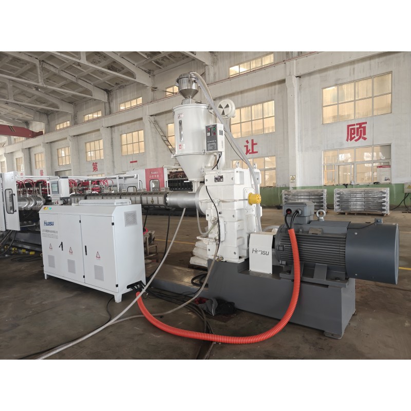 High Quality Double Wall Corrugated Pipe Extrusion Line Computerized Helical Gear Mechanism for Pipe Production Workflow