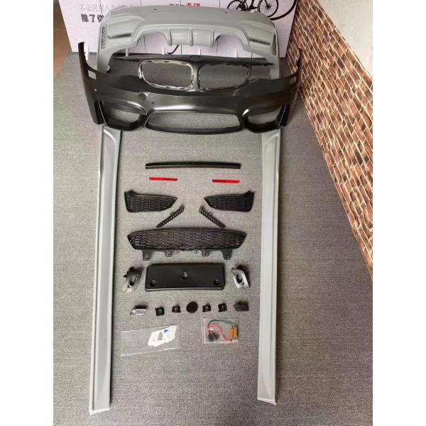 Material de plástico de PP F34 Serie 3 GT 320 330 328i Kit de carrocería F34 Actualizar M4 Estilo Frente y parachoques traseros