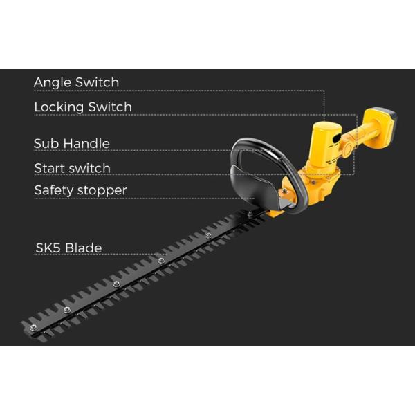 Электрический триммер для деревьев с литийными батареями 24 В с большой батареей и зарядным устройством